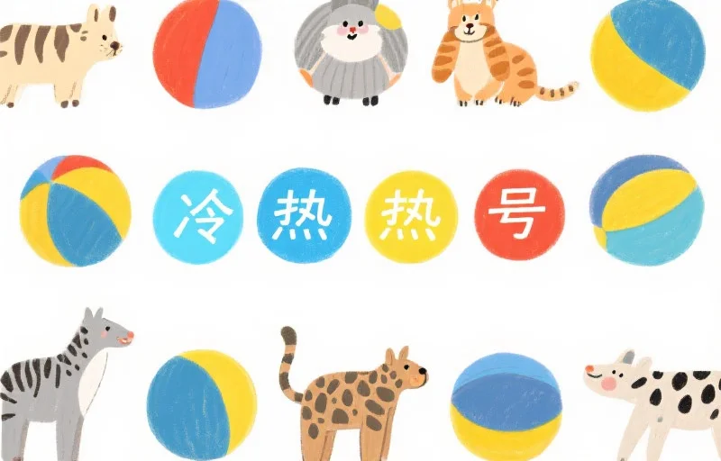 冷热号动物彩球示意图